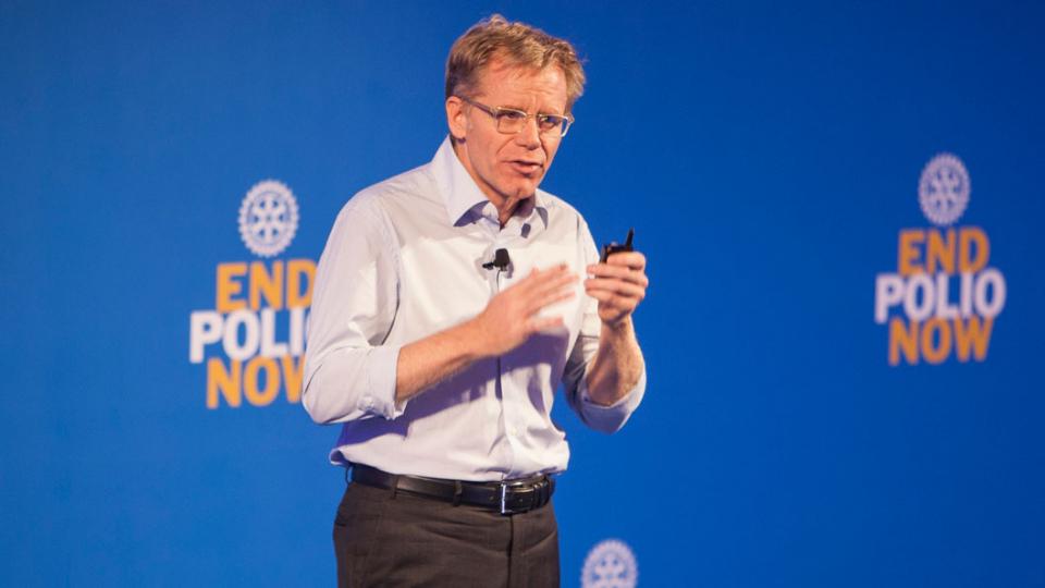 How we shall stop polio forever– a lecture by Bruce Aylward in TED